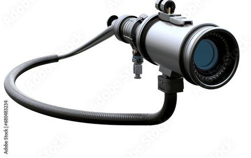 Inspection Device Pipe Camera on White or PNG Transparent Background.