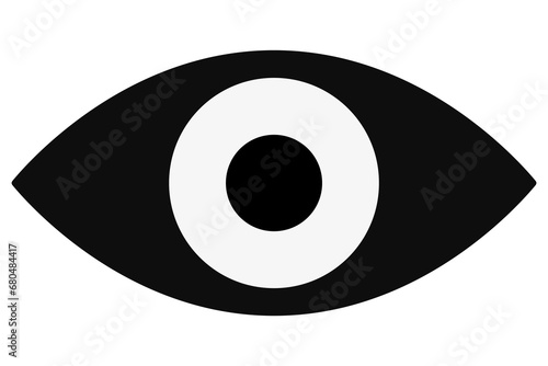Eye icon vector sign and symbols.