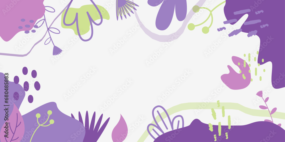Naklejka premium abstract floral background