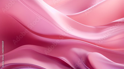 Beautiful luxury 3D modern abstract neon pink background composed of waves with light digital effect.
