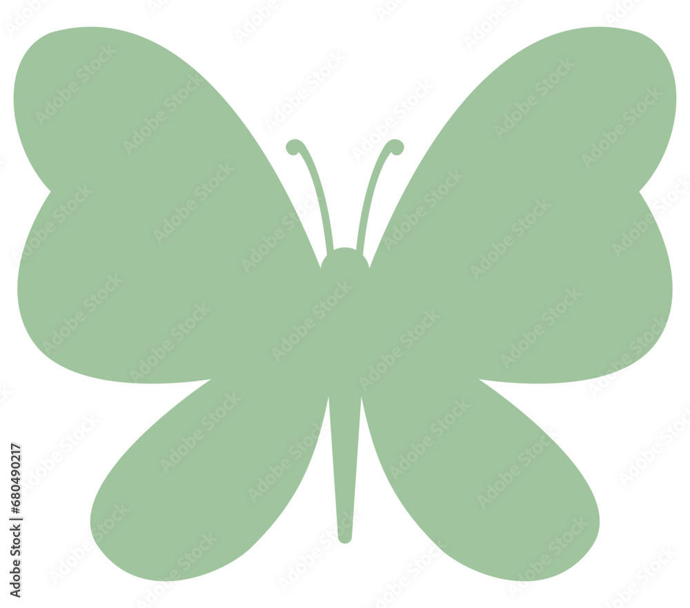 Butterfly icon isolated on white background. Butterfly icon isolated on white background.