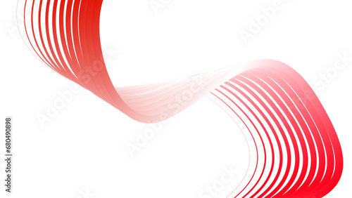 white red flag gradient background abstract wavy tech lines 