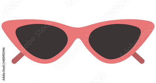 Sun glasses icon for graphic design projects. Sun glasses icon simple design.