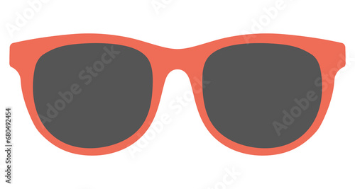 Glasses icon vector illustration isolated on white.