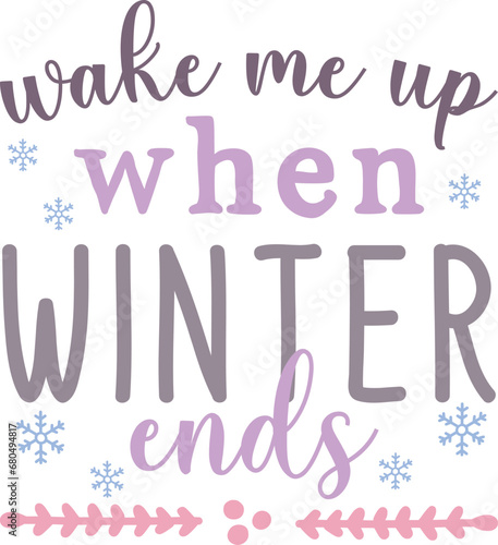Winter Quotes SVG Design