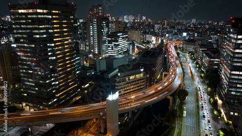 Tokyo aerial picture at night © Matyas Pongracz
