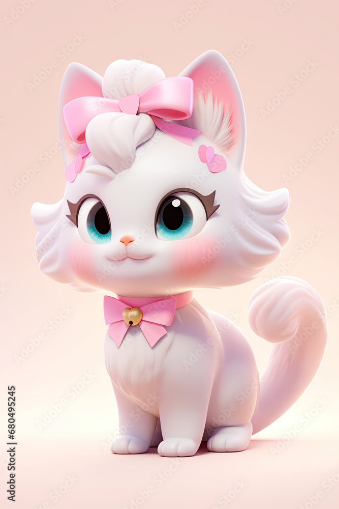 Lovely Ragdoll cat isolated on background. Lovely Ragdoll cat isolated on background.
