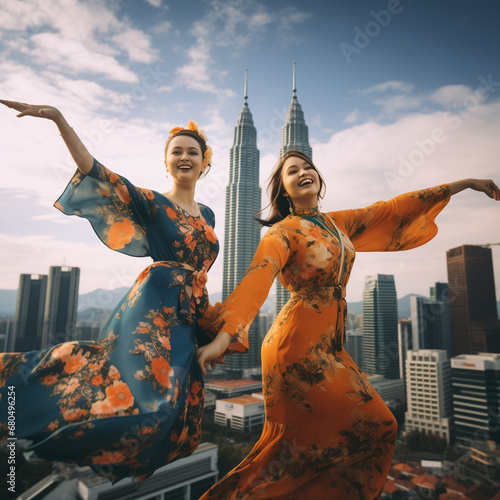 Canvas Print malaysia kuala lumpur twin tower