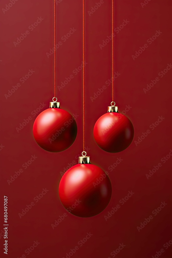 Red Christmas Ornaments Red Christmas Ornaments