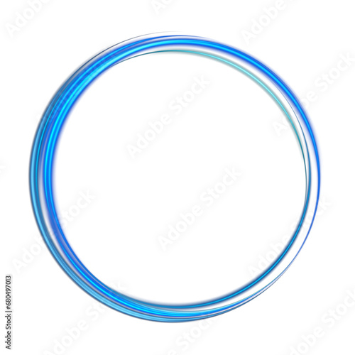 Abstract light neon. luminous circle. Luminous spiral cover. Wake Portal and frame, abstract light lines of movement and speed. Blue color, light ellipse. Brilliant galaxy. Glowing podium. PNG. 
