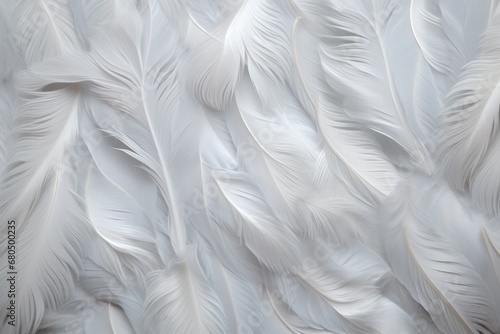 close up of white feathers © Celina