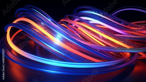 3d image of neon abstract © Marry