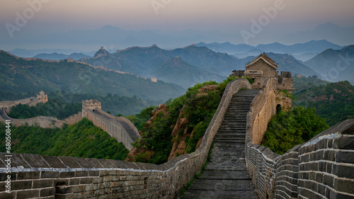 The Great Chinese Wall at Jinshanling photo