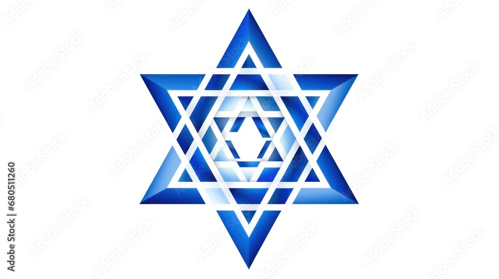 Star of David, Israeli and Jewish symbol Star of David, Israeli and Jewish symbol