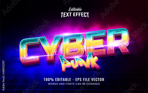 Retro 80s old style editable vector text effect.Premium Vector	