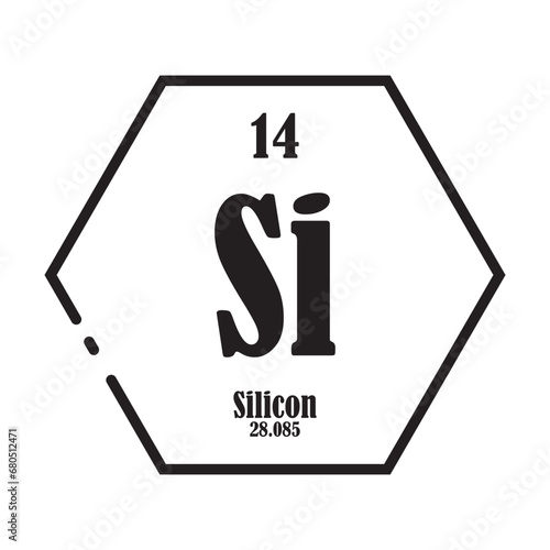 Silikon chemistry icon