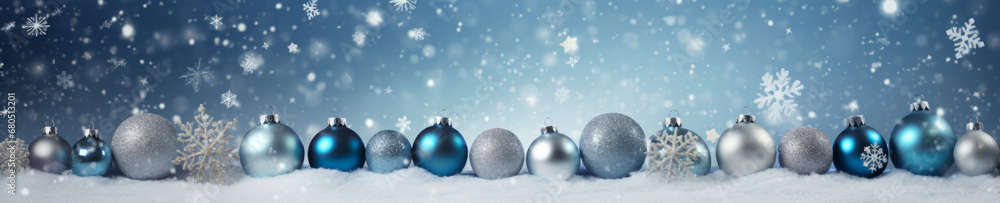 Abstract background with Christmas theme, web site header or footer template Abstract background with Christmas theme, web site header or footer template