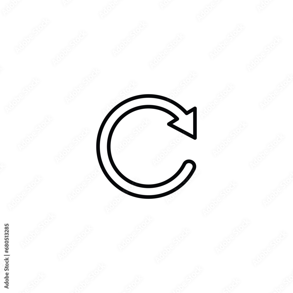 reload icon, refress sign vector design reload icon, refress sign vector design