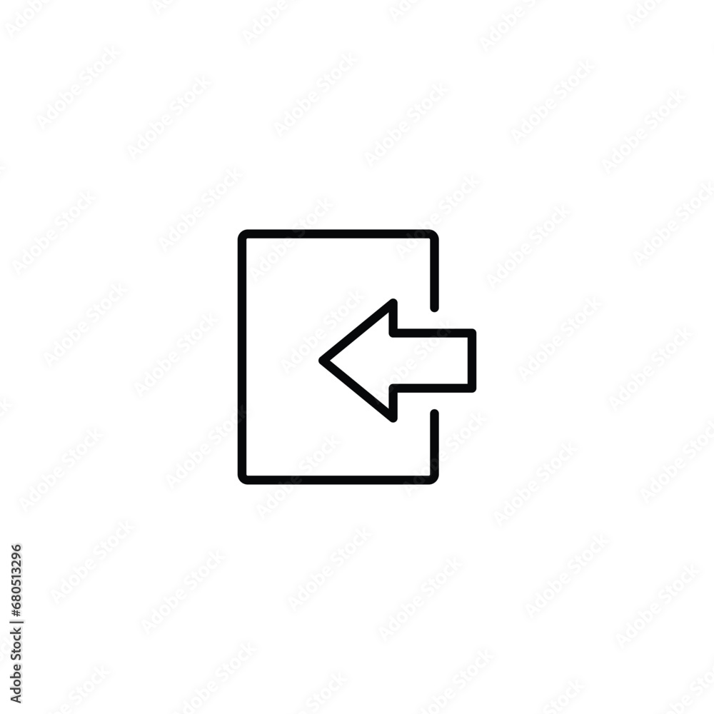 Login icon ,sign in symbol vector for web Login icon ,sign in symbol vector for web