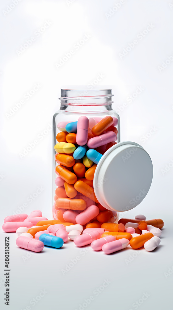 pills drugs and painkiller isolated background pills drugs and painkiller isolated background