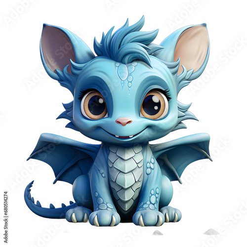 Cute blue dragon  blue dragon  end of the year