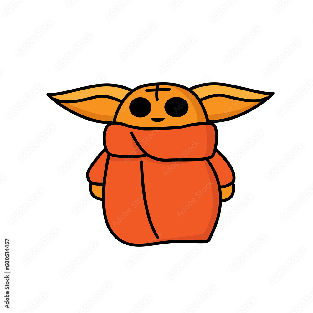 a funny character looks like an alien a funny character looks like an alien