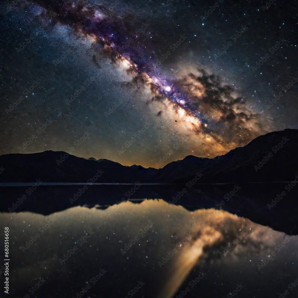 Naklejka premium sky with stars