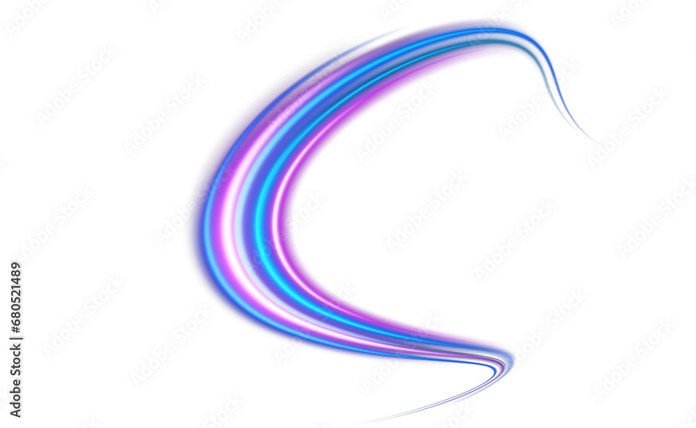 Blue and red neon wavy lines. Red blue special effect, speed police line. Magic of moving fast lines. Laser beams. Particle motion effect. Acceleration speed motion on night road. PNG. Blue and red neon wavy lines. Red blue special effect, speed police line. Magic of moving fast lines. Laser beams. Particle motion effect. Acceleration speed motion on night road. PNG.