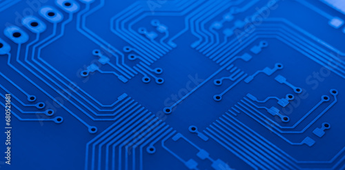 printed circuit. layout of tracks