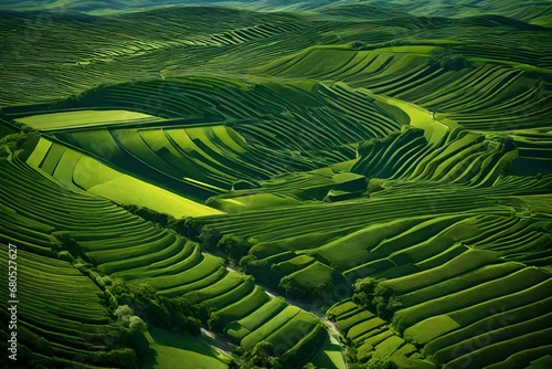 green tea plantation