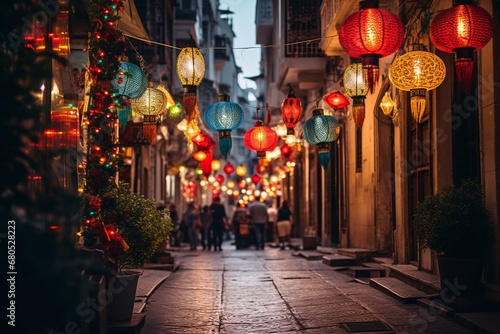 Ramadan Street Festivity: Lanterns, Lights, and Community