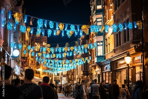 Ramadan Street Festivity: Lanterns, Lights, and Community