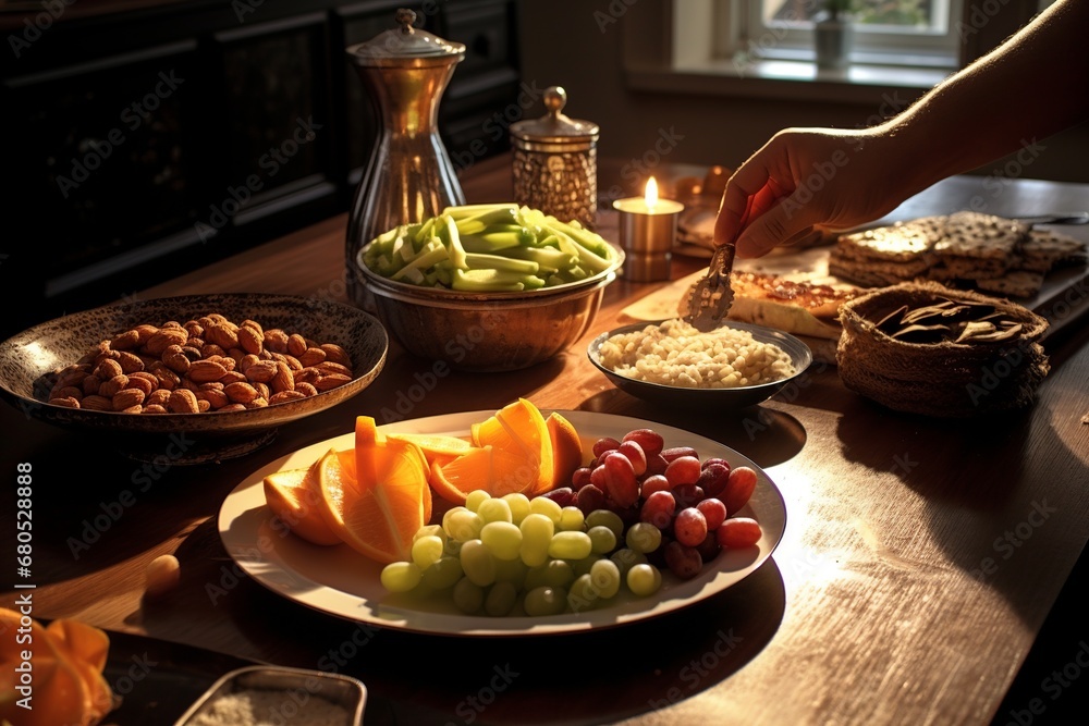 Obraz premium Family Gathering for a Traditional Feast