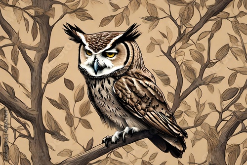 owl on a branch
