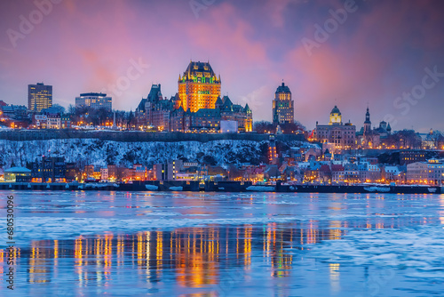 Quebec City skyline, cityscape of Canada