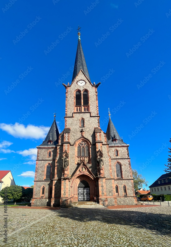 Evangelical Church St. Nicholas Church in Wilsdruff, Germany