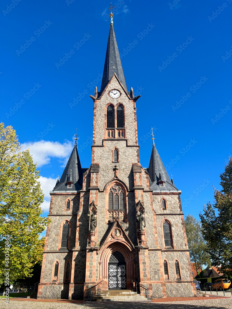 Evangelical Church St. Nicholas Church in Wilsdruff, Germany