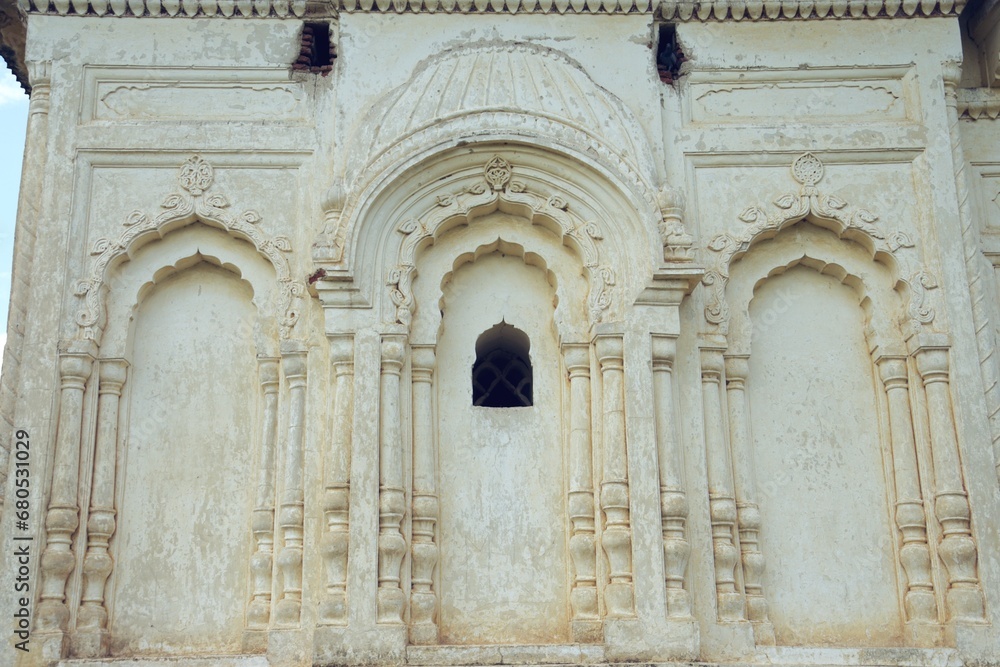 Exterior part of  Khajuraho Group of Monuments | UNESCO World Heritage , Madhya Pradesh, India 