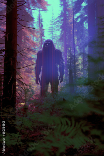  Mysterious Forest Encounter   Weird Mixed Medias VHS art