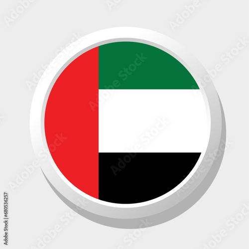 National flag of Islamic United Arab Emirates, UAE, Dubai, Abu Dhabi original colour in circle. Vector illustration EPS10 Free Download National flag of Islamic United Arab Emirates, UAE, Dubai, Abu Dhabi original colour in circle. Vector illustration EPS10 - GFXLoad