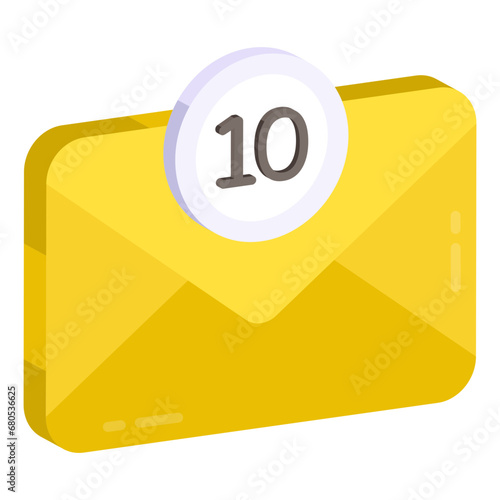 Premium download icon of incoming mail

