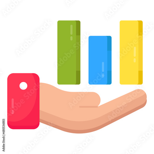 Modern design icon of analytical care 


