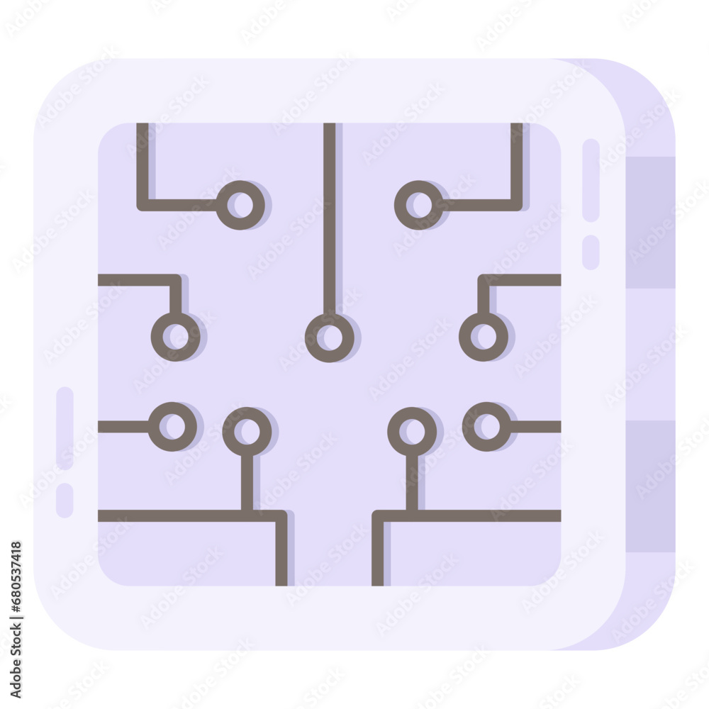 An icon design of digital nodes
An icon design of digital nodes