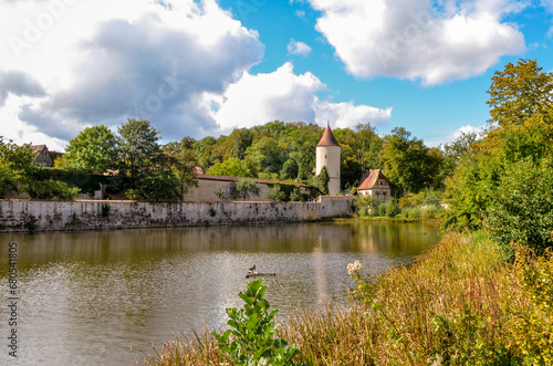 View of Dinkelsbuehl old town