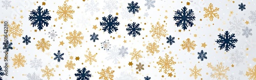 Wallpaper Mural Winter wonderland. Festive snowflake design perfect for christmas and holiday celebrations. Snowy elegance. Intricate ornament pattern ideal for greeting cards and decorative backgrounds Torontodigital.ca