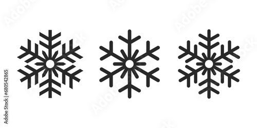 now icon vector. Snowflake icon vector. Snowflake winter set icon