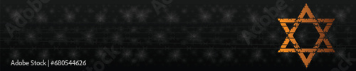 International Holocaust Remembrance Day vector. Star of David . January 27. Important day