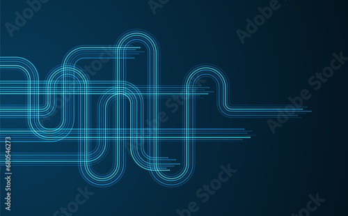 Abstract arrow direction. Technology background