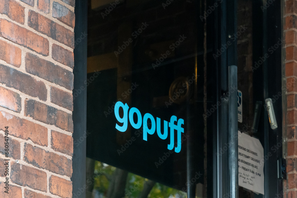 The entrance to Gopuff Company Headquarters in Philadelphia