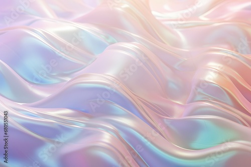 Swirling pastel fabric texture ideal for serene backgrounds or dreamy textile designs.